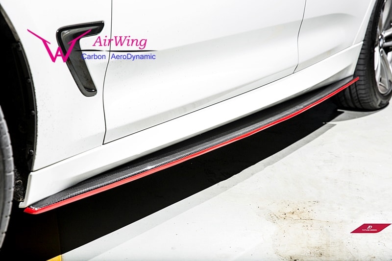 F34 3er GT - Future-Design style Carbon side Skirt Splitter 04